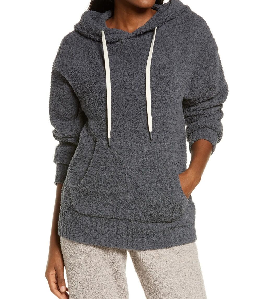 UGG Womens Asala Fleece Pullover Hoodie Size Large Gray Cozy Lounge Comfort
